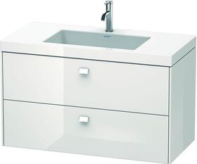 Duravit Waschtischunterbau BRIOSO 613x1000x480mm WT Vero Air 1 HL we hgl