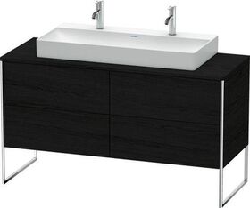 Duravit Waschtischunterbau XSQUARE 1400x778x548mm 4 Au we hgl ES Ah beids