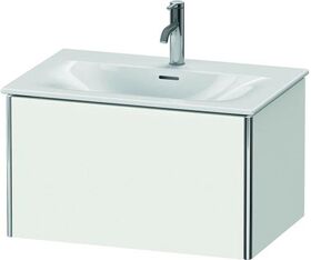 Duravit Waschtischunterbau XSQUARE 397x710x478mm, 1 Auszug weiß seidenmatt