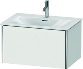 Duravit Waschtischunterbau XSQUARE 397x710x478mm, 1 Auszug weiß matt