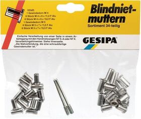 Blindnietmutternsortiment 34-tlg.GESIPA