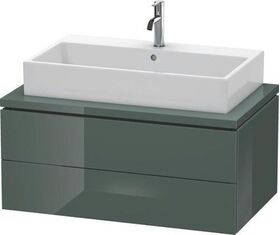 Duravit Konsolenunterschrank L-CUBE 400x920x547mm dolomiti grey hochglanz