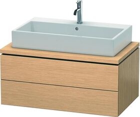 Duravit Konsolenunterschrank L-CUBE 400x920x547mm eiche gebürstet