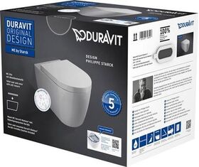 Duravit Wand-WC-Set ME by Starck RIMLESS weiß WG