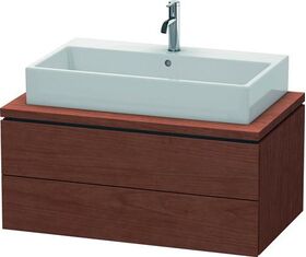 Duravit Konsolenunterschrank L-CUBE 400x920x547mm amerikanisch nussbaum