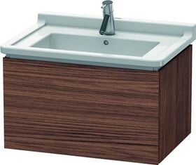 Duravit Waschtischunterbau L-CUBE 469x670x408mm nussbaum dunkel