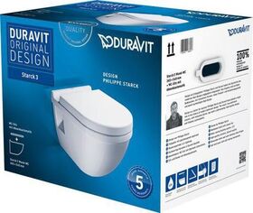 Duravit Wand-WC-Set STARCK 3 weiß