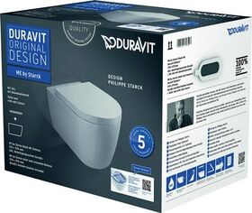 Duravit Wand-WC-Set ME by Starck RIMLESS weiß