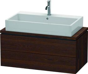 Duravit Konsolenunterschrank L-CUBE 400x920x477mm nussbaum gebürstet