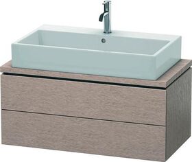 Duravit Konsolenunterschrank L-CUBE 400x920x477mm eiche kaschmir