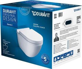 Duravit Wand-WC-Set STARCK 3 weiß