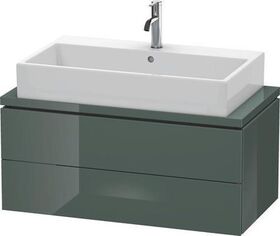 Duravit Konsolenunterschrank L-CUBE 400x920x477mm dolomiti grey hochglanz