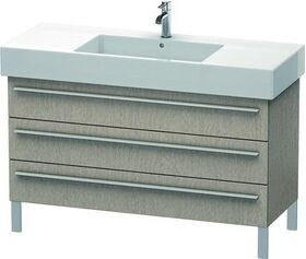 Duravit Waschtischunterbau X-LARGE 1200x470x588mm eiche kaschmir