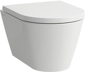 Laufen Wand-WC COMPACT KARTELL spülrandlos, Tiefspüler weiß LCC