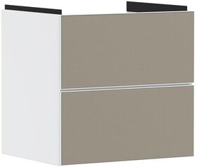 HG Waschtischunterschrank Xevolos E 580x555x475mm Ko mweiß Fr bro Struktur