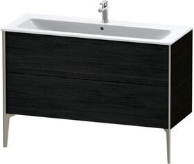 Duravit Waschtischunterbau XVIU 1210x834x480mm 2 Au Pro sw ma we s-matt