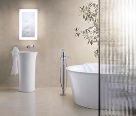 Duravit Waschtisch WHITE TULIP d= 50cm freist o ÜL o HLB weiß WG