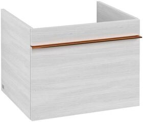 V&B Waschtischunterschrank VENTICELLO 553x420x502mm Griff Copper White Wood