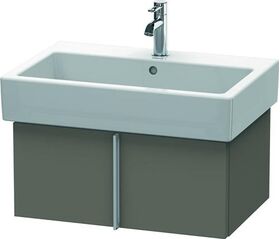 Duravit Waschtischunterbau VERO 431x650x298mm flannel grey seidenmatt