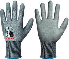 Schnittschutzhandschuhe FOLEY Gr.10 grau EN 388,EN 21420 PSA II GOODJOB - VPE: 12