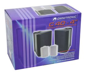 OMNITRONIC C-40 schwarz 2x