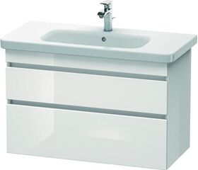 Duravit Waschtischunterbau DURASTYLE 448x930x610mm weiß hochglanz/basalt matt