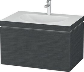 Duravit Möbelwaschtisch DARLING NEW 800x540mm o ÜL 1 Hahnloch graphit matt