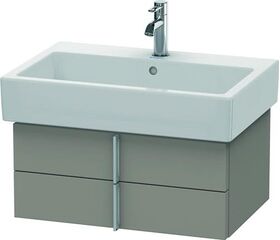 Duravit Waschtischunterbau VERO 431x650x298mm basalt matt