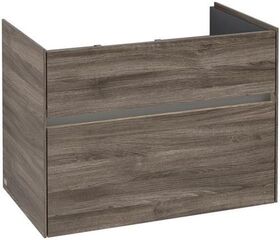 V&B Waschtischunterschrank COLLARO 754x546x444mm m LED-B. Stone Oak