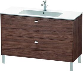 Duravit Waschtischunterbau BRIOSO Griffe chr 683x1220x479mm NB dunkel