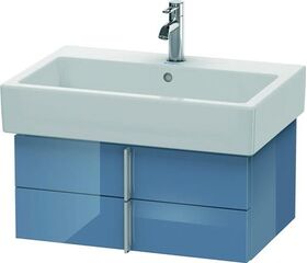 Duravit Waschtischunterbau VERO 431x650x298mm stone blue hochglanz