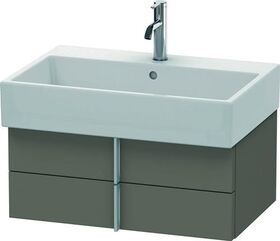 Duravit Waschtischunterbau VERO AIR 298x684x431mm flannel grey seidenmatt