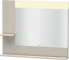 Duravit Spiegel VERO 142x1000x800mm, Beleuchtung taupe