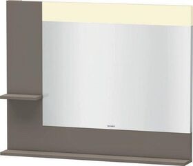 Duravit Spiegel VERO 142x1000x800mm Be fla grey seidenmatt