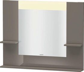 Duravit Spiegel VERO 142x1000x800mm Be flannel grey hochglanz