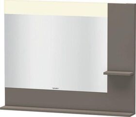 Duravit Spiegel VERO 142x1000x800mm Be fla grey seidenmatt