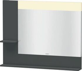 Duravit Spiegel VERO 142x1000x800mm, Beleuchtung graphit matt