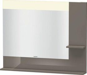 Duravit Spiegel VERO 142x1000x800mm Be flannel grey hochglanz