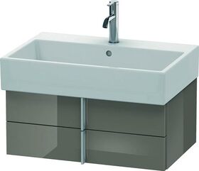 Duravit Waschtischunterbau VERO AIR 298x684x431mm flannel grey hochglanz