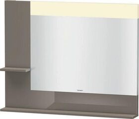 Duravit Spiegel VERO 142x1000x800mm Be flannel grey hochglanz