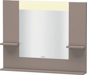 Duravit Spiegel VERO 142x1000x800mm, Beleuchtung basalt matt