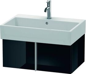 Duravit Waschtischunterbau VERO AIR 298x684x431mm schwarz hochglanz