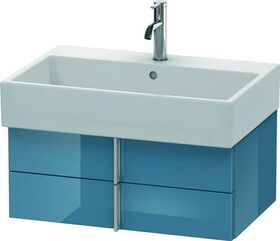 Duravit Waschtischunterbau VERO AIR 298x684x431mm stone blue hochglanz