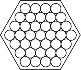 Crimpzange PZ 10 HEX L.195mm 0,25-10 (AWG 26...8)mm² WEIDMÜLLER