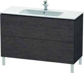 Duravit Waschtischunterbau L-CUBE 1220x481x704mm eiche dunkel gebürstet