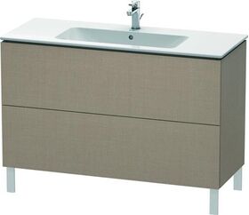 Duravit Waschtischunterbau L-CUBE 1220x481x704mm leinen