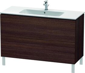 Duravit Waschtischunterbau L-CUBE 1220x481x704mm kastanie dunkel