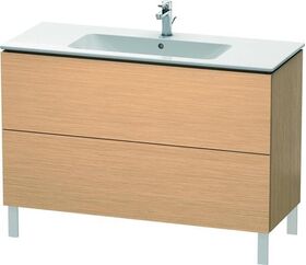 Duravit Waschtischunterbau L-CUBE 1220x481x704mm eiche gebürstet