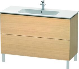 Duravit Waschtischunterbau L-CUBE 1220x481x704mm mediterrane eiche