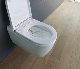 Duravit Betätigungsplatte DURASYSTEM A2 229,8x157mm berührungsl für WC Glas weiß